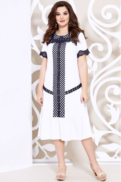 Платье Mira Fashion 4955 белый