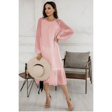 Платье Olga Style м406 нежно розовый
