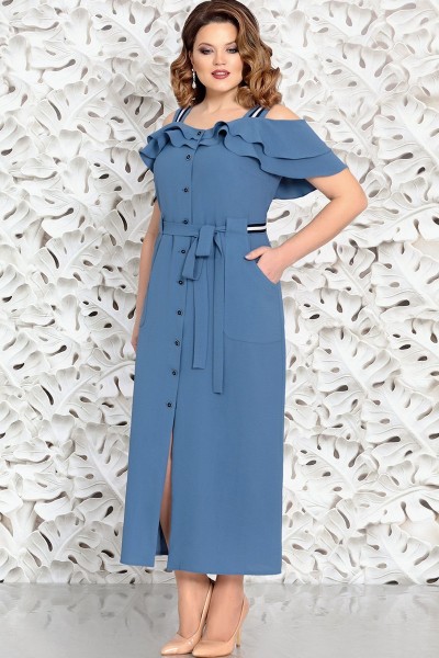 Платье Mira Fashion 4603 синий