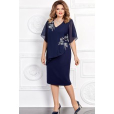 Платье Mira Fashion 4656 тёмно-синий Платье Mira Fashion 4656 тёмно-синий