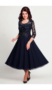 Платье Mira Fashion 3978-5 тёмно-синий