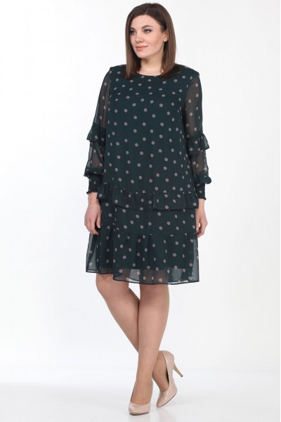 Платье Lady Style Classic 2212/1 изумрудный