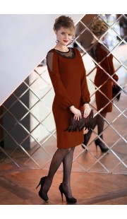 Платье Euromoda 251/2 терракот