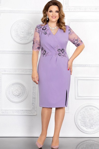 Платье Mira Fashion 4659-2 сиреневый