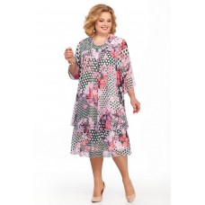 Платье Pretty 242-2 розовые тона