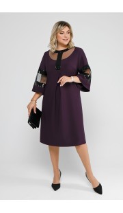 Платье Pretty 1204 баклажан
