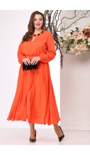 Платье Michel Chic 958/1 оранжевые тона