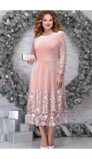 Платье Ninele 5811 пудра