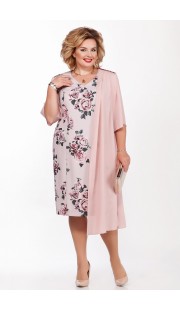 Платье Pretty 1150 розовые тона