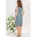 Платье Mira Fashion 4807-2 бирюзовые тона