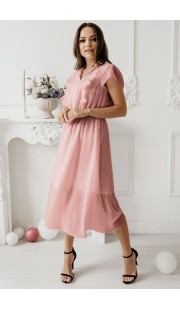 Платье Olga Style м407 нежно розовый