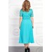 Платье Mira Fashion 4663 бирюзовый