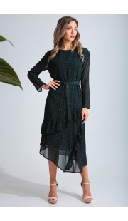 Платье SandyNa 13675 изумруд