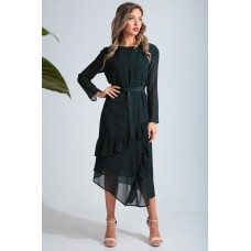 Платье SandyNa 13675 изумруд