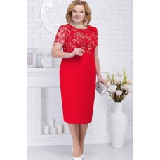 Платье Ninele 5709 красный Платье Ninele 5709 красный