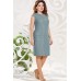 Платье Mira Fashion 4807-2 бирюзовые тона