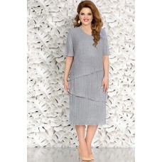 Платье Mira Fashion 4710-5 серебро