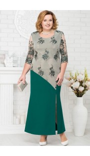 Платье Ninele 2190 изумрудный