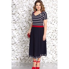 Платье Mira Fashion 4612 тёмно-синий Платье Mira Fashion 4612 тёмно-синий