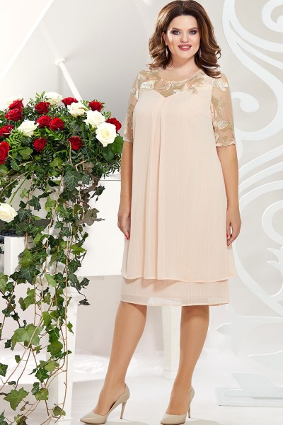 Платье Mira Fashion 4828-2 пудра