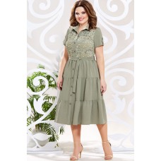 Платье Mira Fashion 4789 хаки Платье Mira Fashion 4789 хаки