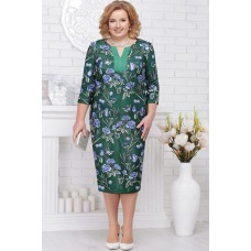 Платье Ninele 5694 изумрудный