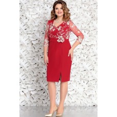 Платье Mira Fashion 4567 красный