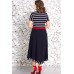 Платье Mira Fashion 4612 тёмно-синий