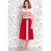 Платье Mira Fashion 4645 белый+красный Платье Mira Fashion 4645 белый+красный