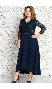 Платье Mira Fashion 4561 тёмно-синий