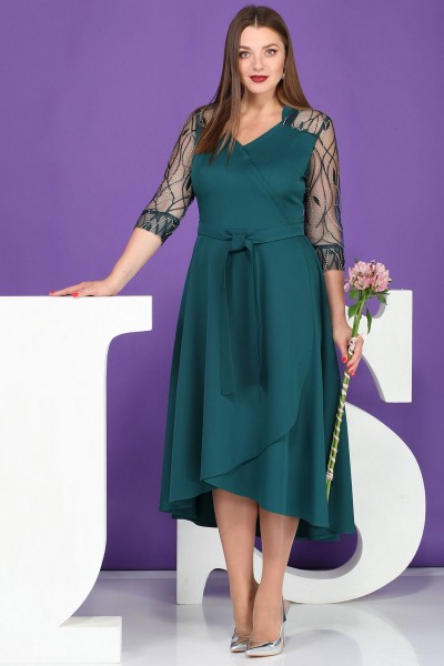Платье Juliet Style D66-3 изумруд