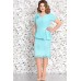 Платье Mira Fashion 4643 бирюзовый