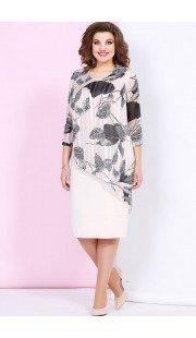 Платье Mira Fashion 4913 светлые тона