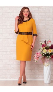 Платье Aira Style 727 желтые тона