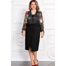 Платье Mira Fashion 4592-2 чёрный