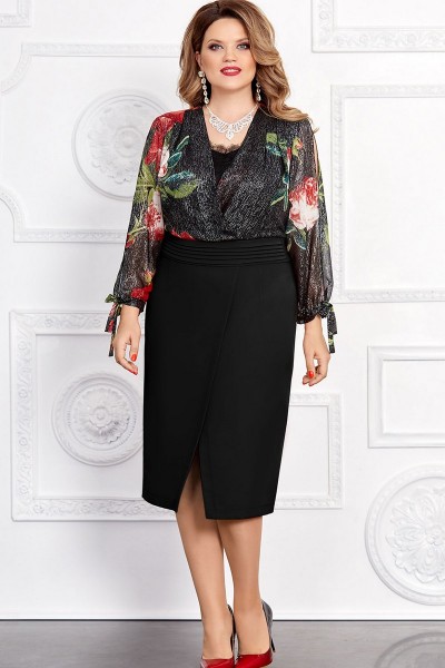 Платье Mira Fashion 4592-2 чёрный