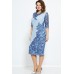 Платье Mira Fashion 4680 голубой