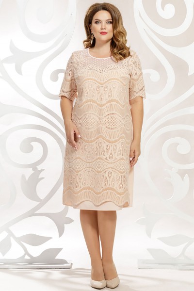 Платье Mira Fashion 4825-2 пудра