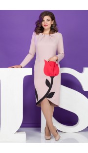 Платье Juliet Style D81 нежно-розовый