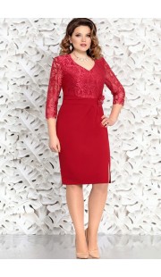 Платье Mira Fashion 4567-2 красный