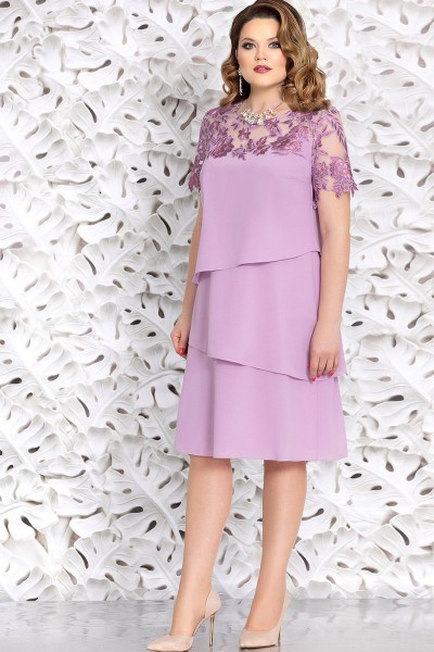 Платье Mira Fashion 4635-2 сиреневый