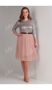 Платье Juliet Style D40 розовые тона