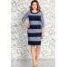 Платье Mira Fashion 4584 синий