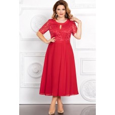 Платье Mira Fashion 4663-2 красный Платье Mira Fashion 4663-2 красный