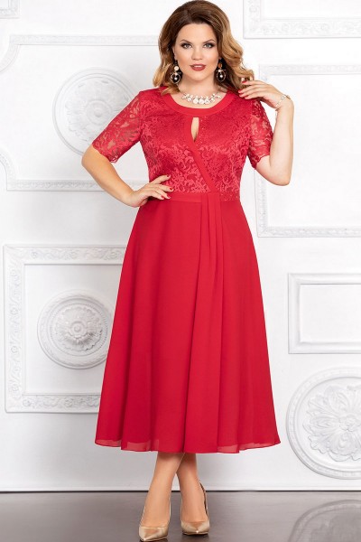 Платье Mira Fashion 4663-2 красный
