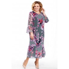 Платье Pretty 857 розовые тона