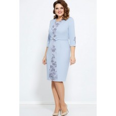 Платье Mira Fashion 4761 голубой