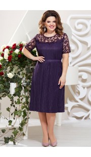 Платье Mira Fashion 4792 тёмно-синий