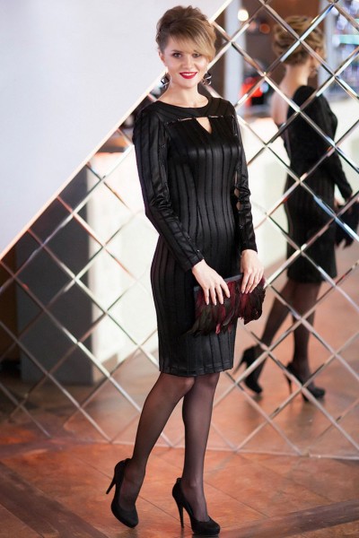 Платье Euromoda 252 черный