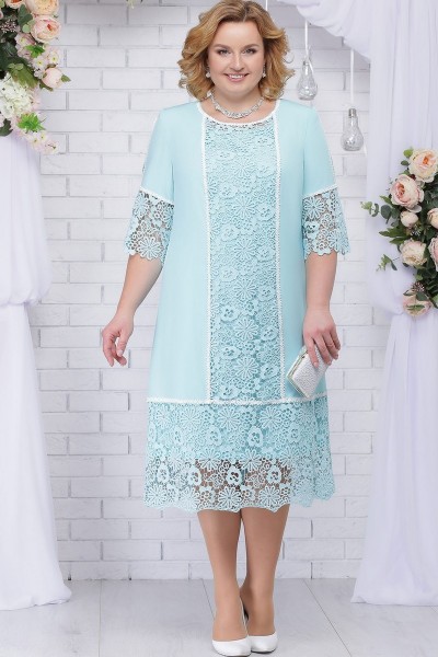 Платье Ninele 5701 мятный